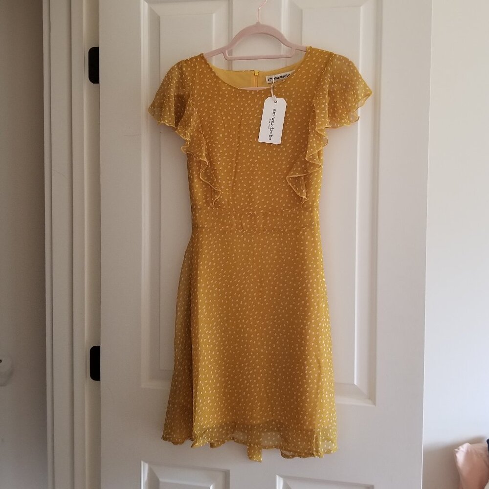 Cute fall mustard dress